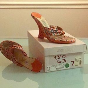 ORIGINAL JIMMY CHOO SUMMER SLIDES 37